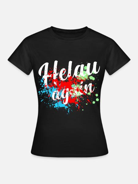 Helau Fasching, Fastnacht - Frauen T-Shirt - Schwarz