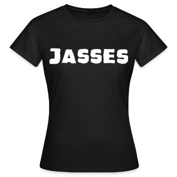 Jasses Mundart lustige Sprüche Spruch Plattdeutsch - Frauen T-Shirt - Schwarz - Vorne - AI Model Female 172 dark (172cm)