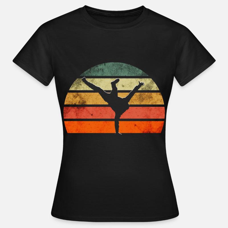 Breakdance Breakdance Danse - T-shirt Femme - noir