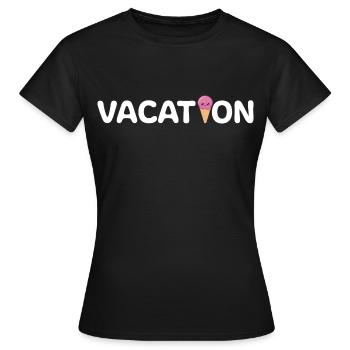 Vacanciers Voyage - T-shirt Femme - noir - Devant - AI Model Female 172 dark (172cm)