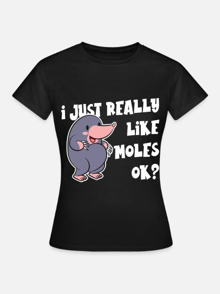 I like mole mole - Women's T-Shirt - black