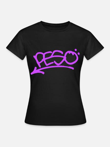 Graffiti Peso - T-shirt Femme - noir