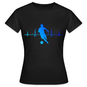 Football Football Football Jeu Football Football - T-shirt Femme - noir - Devant - AI Model Female 172 dark (172cm)