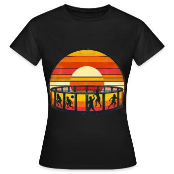 Gaga Ball Gagaball - T-shirt Femme - noir - Devant - AI Model Female 172 dark (172cm)