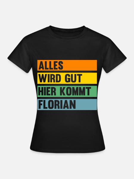 Florian - Frauen T-Shirt - Schwarz
