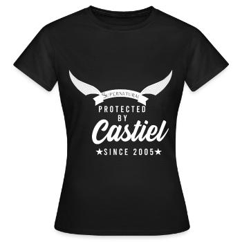 CASTIEL, CADEAU - T-shirt Femme - noir - Devant - AI Model Female 172 dark (172cm)
