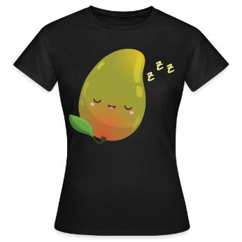 Frucht Fruchtig Geschenk - Frauen T-Shirt - Schwarz - Vorne - AI Model Female 172 dark (172cm)