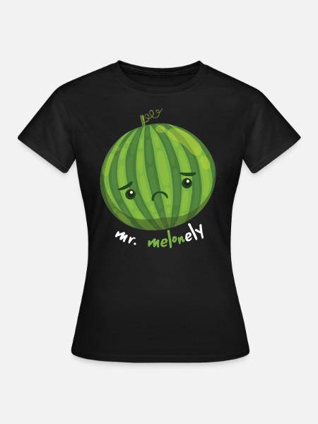 Frucht - Frauen T-Shirt - Schwarz