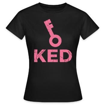 Pair - Women's T-Shirt - black - Front - AI Model Female 172 dark (172cm)