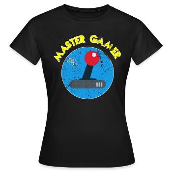 Gamer - Women's T-Shirt - black - Front - AI Model Female 172 dark (172cm)
