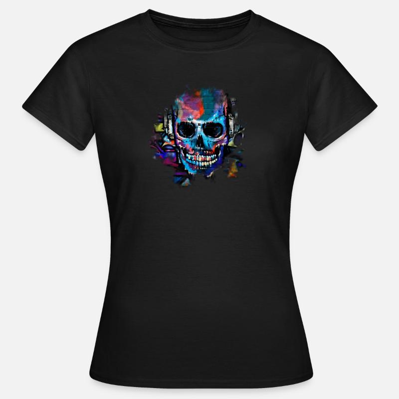 Graffiti - Frauen T-Shirt - Schwarz
