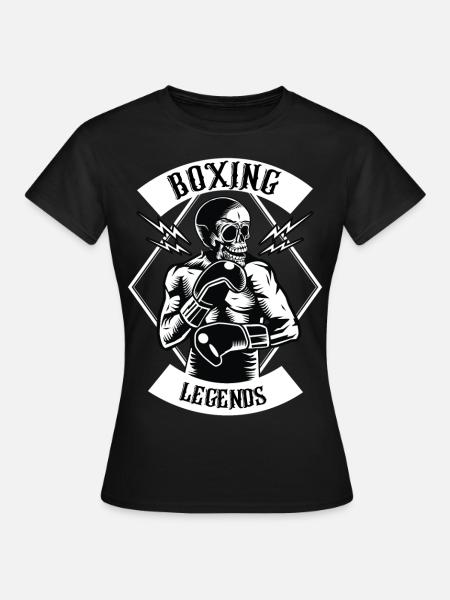 Boxlegenden - Frauen T-Shirt - Schwarz