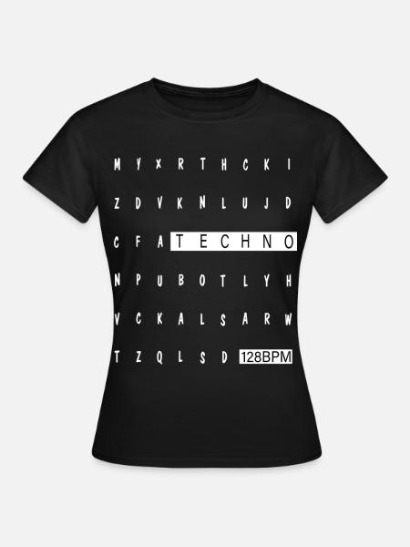 Techno 128pbm - Women's T-Shirt - black