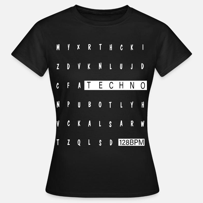 Techno 128pbm - Women's T-Shirt - black