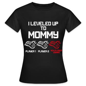 Ich bin zu Mami gegangen - Frauen T-Shirt - Schwarz - Vorne - AI Model Female 172 dark (172cm)