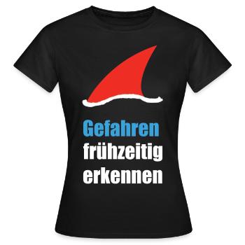 Europawahl AFD Gefahr Wahl Politik - Frauen T-Shirt - Schwarz - Vorne - AI Model Female 172 dark (172cm)