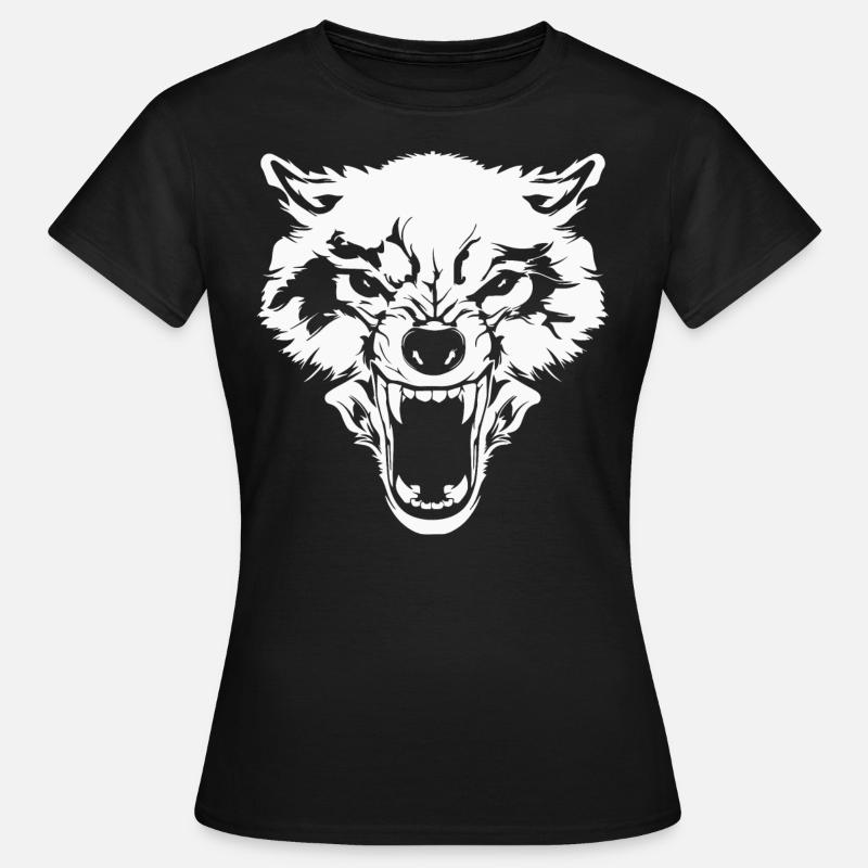 Wolf - Women's T-Shirt - black