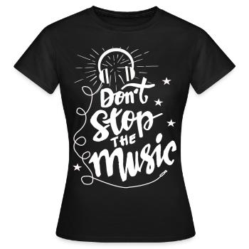 musique - T-shirt Femme - noir - Devant - AI Model Female 172 dark (172cm)
