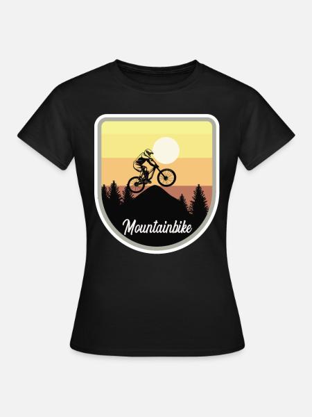 MTB - Frauen T-Shirt - Schwarz