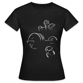 Alteres sport training - T-shirt Femme - noir - Devant - AI Model Female 172 dark (172cm)
