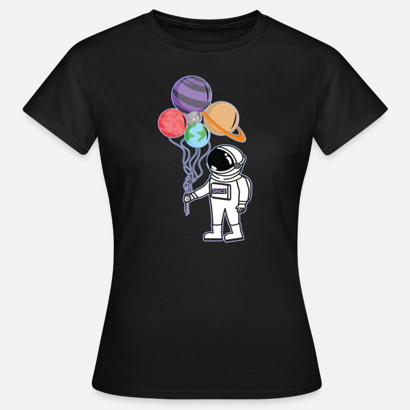 Astronaut outer space space Nasa - Women's T-Shirt - black