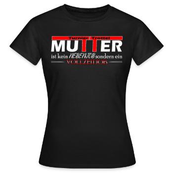 Turniertrottel Beste Mutter Reiten Reitturnier - Frauen T-Shirt - Schwarz - Vorne - AI Model Female 172 dark (172cm)