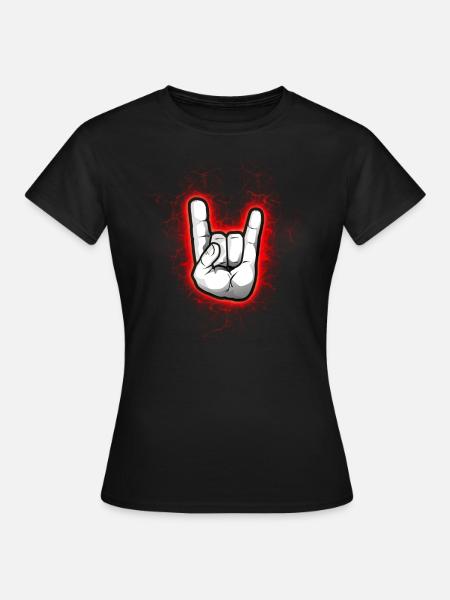 Rock 'n' Roll - Frauen T-Shirt - Schwarz