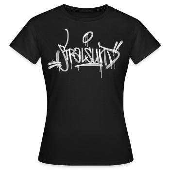 Stralsund Graffiti Tag Ultra Shirt - T-shirt Femme - noir - Devant - AI Model Female 172 dark (172cm)