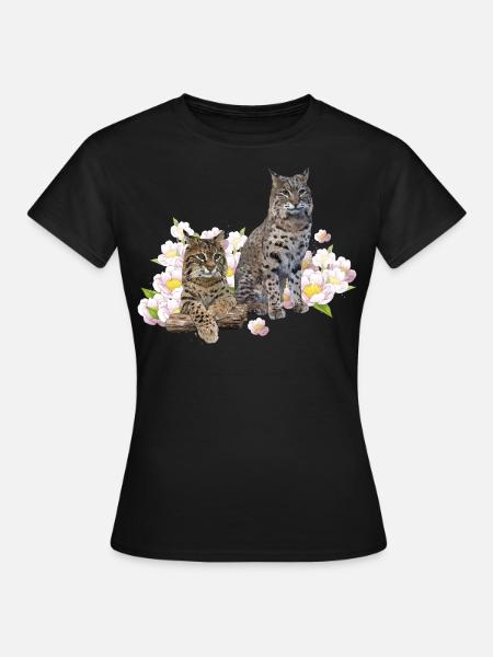 Luchs - Frauen T-Shirt - Schwarz