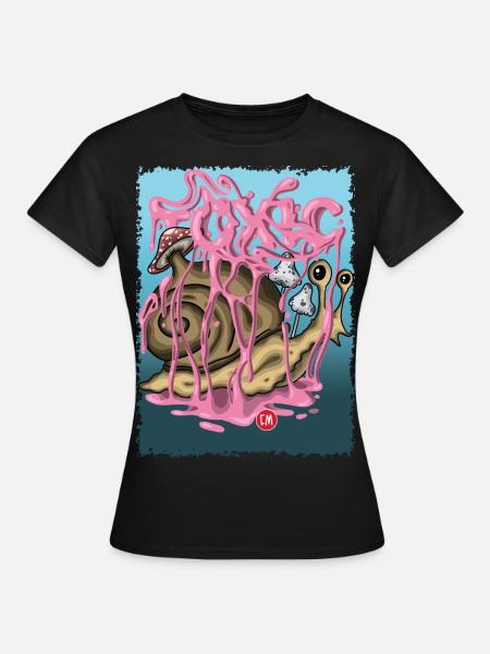 escargot - T-shirt Femme - noir
