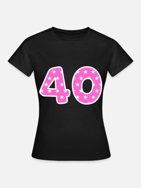 Numéro 40 - T-shirt Femme - noir