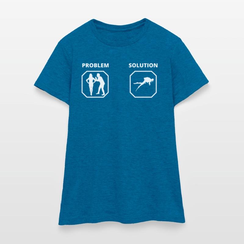 PROBLEM SOLUTION plongée T-shirt Femme