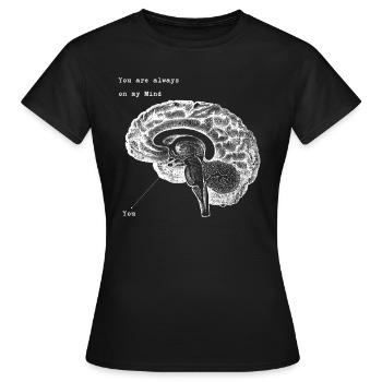 Dans mon - T-shirt Femme - noir - Devant - AI Model Female 172 dark (172cm)
