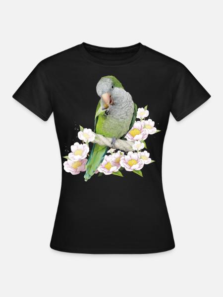 Argentinischer Sittich - Frauen T-Shirt - Schwarz