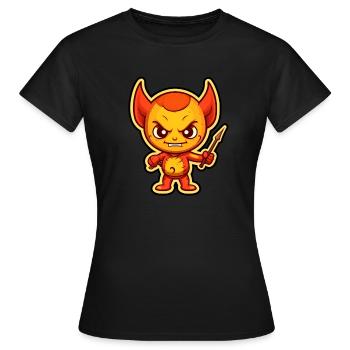 Imp - Women's T-Shirt - black - Front - AI Model Female 172 dark (172cm)