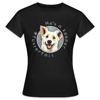 Caregiver failure - Women's T-Shirt - black - Front - AI Model Female 172 dark (172cm)