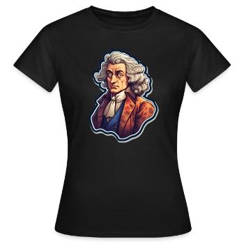 Newton - T-shirt Femme - noir - Devant - AI Model Female 172 dark (172cm)
