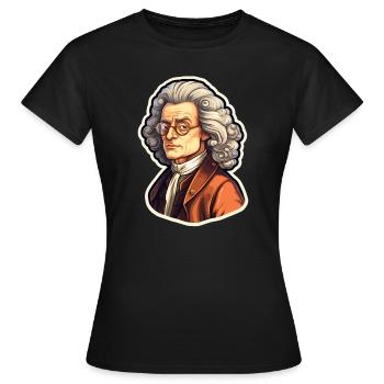 Newton - T-shirt Femme - noir - Devant - AI Model Female 172 dark (172cm)