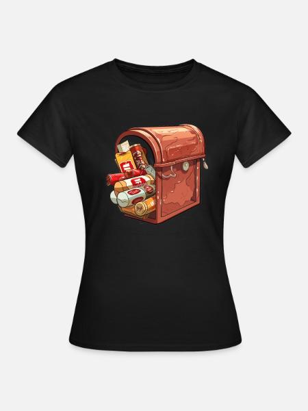 Spam computer joke - Women's T-Shirt - black