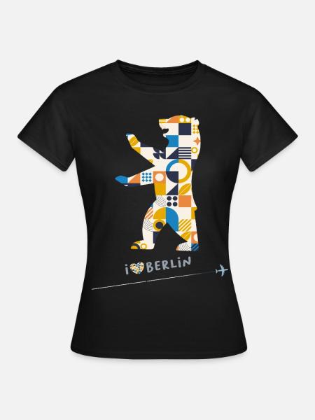 Berliner Bär Berlin - Frauen T-Shirt - Schwarz