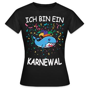 I'm a Karnewal Carnival 5th Season Jesters - Women's T-Shirt - black - Front - AI Model Female 172 dark (172cm)