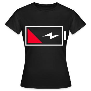 Battery - Women's T-Shirt - black - Front - AI Model Female 172 dark (172cm)