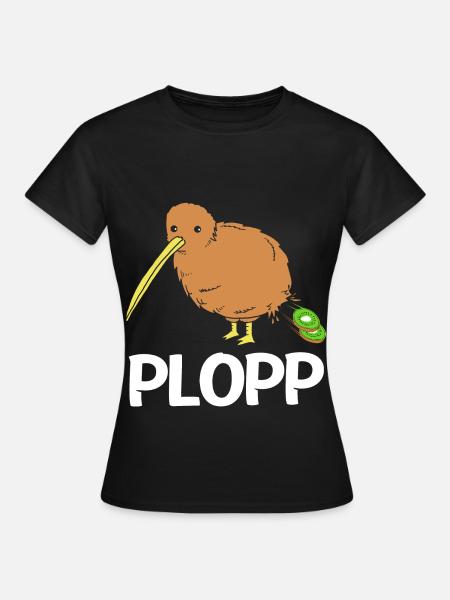 kiwi-vogel Kiwi Vogel - Frauen T-Shirt - Schwarz