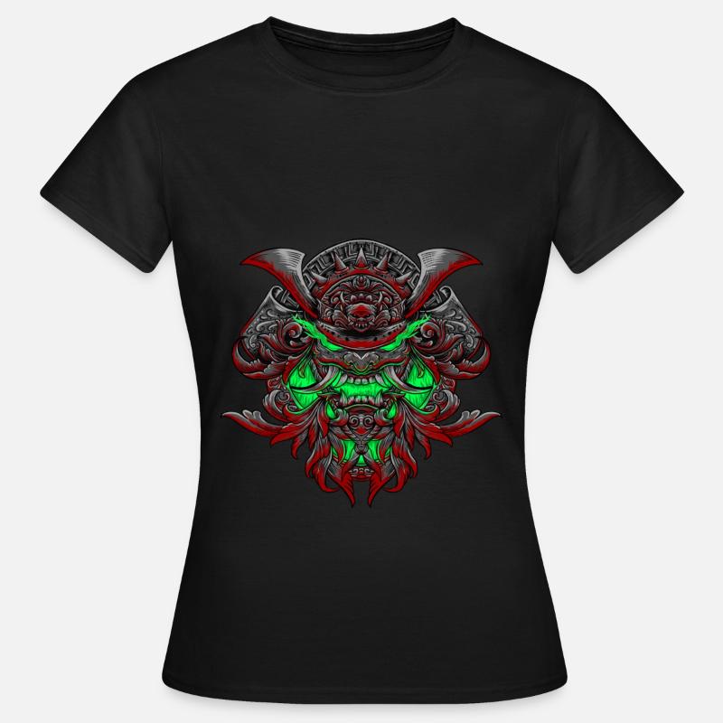 Samurai neon - Women's T-Shirt - black