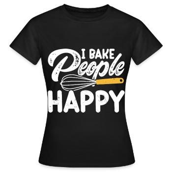Boulangerie Boulangerie Boulangerie - T-shirt Femme - noir - Devant - AI Model Female 172 dark (172cm)