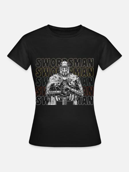 Schwert Krieger Schwerter - Frauen T-Shirt - Schwarz