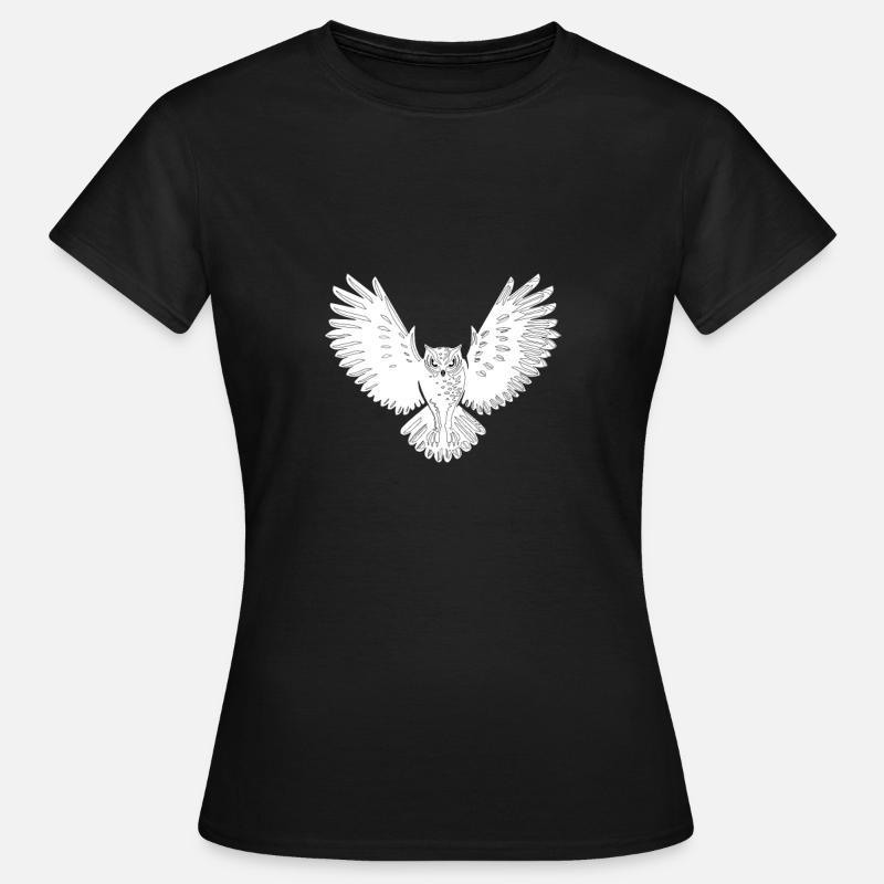 owl - Women's T-Shirt - black