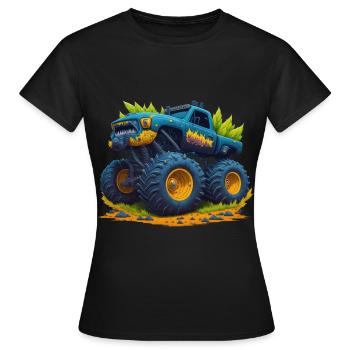 Monster truck - T-shirt Femme - noir - Devant - AI Model Female 172 dark (172cm)