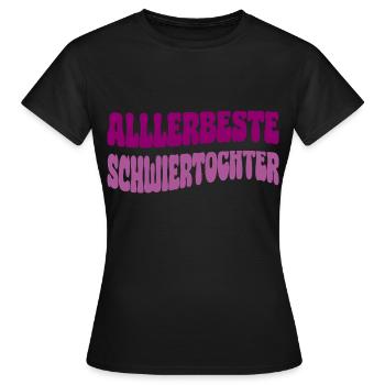 Meilleure belle-fille - T-shirt Femme - noir - Devant - AI Model Female 172 dark (172cm)