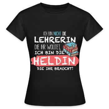 Lehrerin Shirt - Frauen T-Shirt - Schwarz - Vorne - AI Model Female 172 dark (172cm)